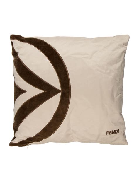 fendi throw pillows|fendi cotton linen.